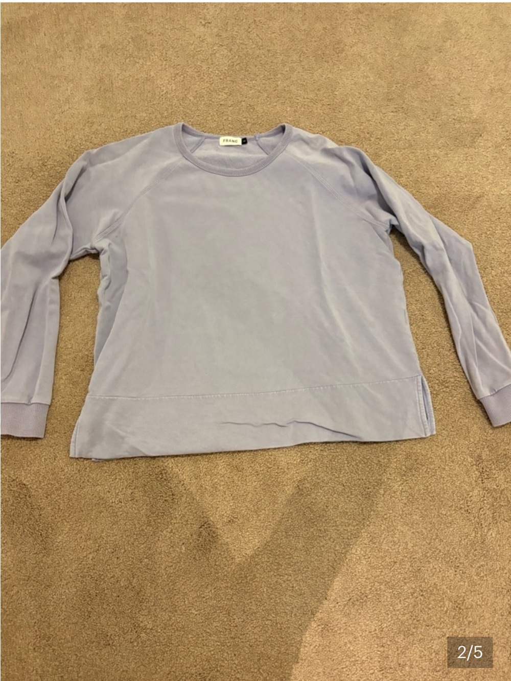 3 for $14 franc Lilac Crewneck Sweater size small